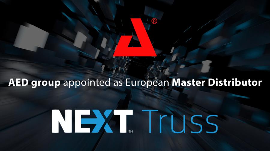 AED group appointed as European Master Distributor of NEXT truss