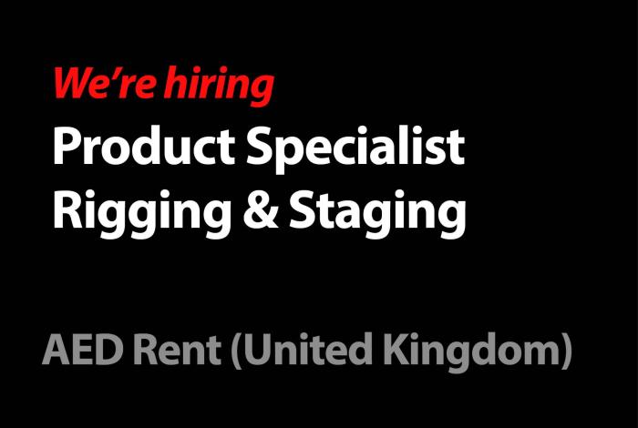 Product Specialist - Rigging & Staging