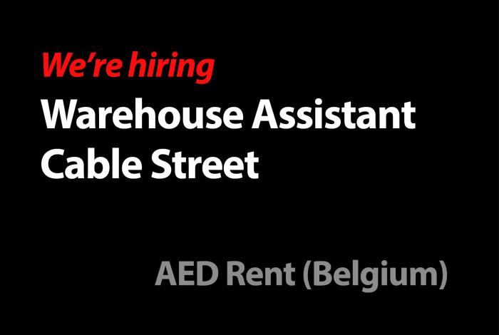 Warehouse Assistant Cable Street