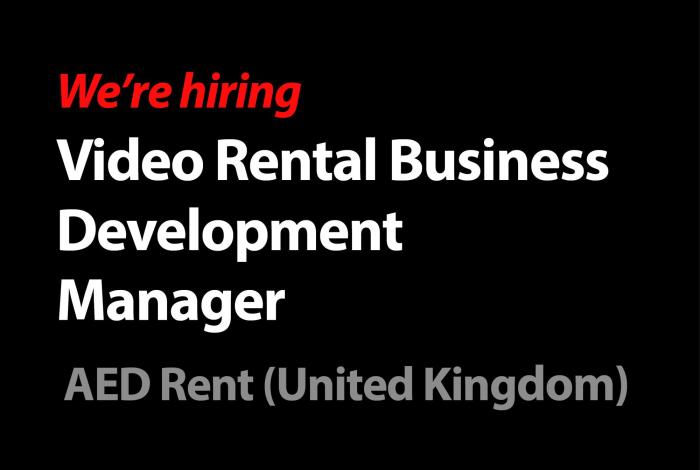 Video Rental Business Development Manager